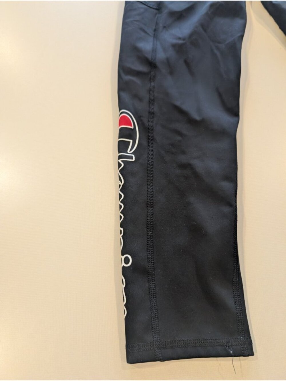 Champion Set Authentic Athleticwear Compression Stretchy Top Bottom S Black - Picture 12 of 14